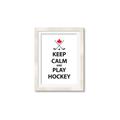 Picture of Keep Calm Play Hockey Black  _GroupedProduct_Rectangle_Portrait_Mini_ _GroupedProduct_Rectangle_Portrait_Framed_Matted_