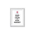 Picture of Keep Calm Play Hockey Black  _GroupedProduct_Rectangle_Portrait_Mini_ _GroupedProduct_Rectangle_Portrait_Framed_Matted_