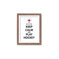 Picture of Keep Calm Play Hockey Black  _GroupedProduct_Rectangle_Portrait_Mini_ _GroupedProduct_Rectangle_Portrait_Framed_Matted_