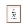 Picture of Keep Calm Play Hockey Black  _GroupedProduct_Rectangle_Portrait_Mini_ _GroupedProduct_Rectangle_Portrait_Framed_Matted_