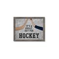 Picture of Great Day for Hockey _GroupedProduct_Rectangle_Landscape_Mini_ _GroupedProduct_Rectangle_Landscape_Framed_Matted_