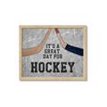 Picture of Great Day for Hockey _GroupedProduct_Rectangle_Landscape_Mini_ _GroupedProduct_Rectangle_Landscape_Framed_Matted_
