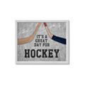 Picture of Great Day for Hockey _GroupedProduct_Rectangle_Landscape_Mini_ _GroupedProduct_Rectangle_Landscape_Framed_Matted_