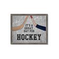 Picture of Great Day for Hockey _GroupedProduct_Rectangle_Landscape_Mini_ _GroupedProduct_Rectangle_Landscape_Framed_Matted_