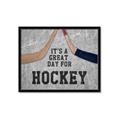 Picture of Great Day for Hockey _GroupedProduct_Rectangle_Landscape_Mini_ _GroupedProduct_Rectangle_Landscape_Framed_Matted_