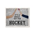 Picture of Great Day for Hockey _GroupedProduct_Rectangle_Landscape_Mini_ _GroupedProduct_Rectangle_Landscape_Framed_Matted_