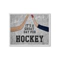 Picture of Great Day for Hockey _GroupedProduct_Rectangle_Landscape_Mini_ _GroupedProduct_Rectangle_Landscape_Framed_Matted_