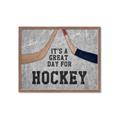 Picture of Great Day for Hockey _GroupedProduct_Rectangle_Landscape_Mini_ _GroupedProduct_Rectangle_Landscape_Framed_Matted_