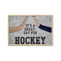 Picture of Great Day for Hockey _GroupedProduct_Rectangle_Landscape_Mini_ _GroupedProduct_Rectangle_Landscape_Framed_Matted_
