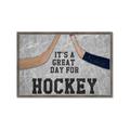 Picture of Great Day for Hockey _GroupedProduct_Rectangle_Landscape_Mini_ _GroupedProduct_Rectangle_Landscape_Framed_Matted_