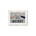 Picture of Great Day for Hockey _GroupedProduct_Rectangle_Landscape_Mini_ _GroupedProduct_Rectangle_Landscape_Framed_Matted_