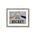 Picture of Great Day for Hockey _GroupedProduct_Rectangle_Landscape_Mini_ _GroupedProduct_Rectangle_Landscape_Framed_Matted_