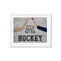 Picture of Great Day for Hockey _GroupedProduct_Rectangle_Landscape_Mini_ _GroupedProduct_Rectangle_Landscape_Framed_Matted_