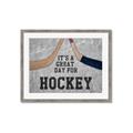 Picture of Great Day for Hockey _GroupedProduct_Rectangle_Landscape_Mini_ _GroupedProduct_Rectangle_Landscape_Framed_Matted_