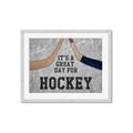 Picture of Great Day for Hockey _GroupedProduct_Rectangle_Landscape_Mini_ _GroupedProduct_Rectangle_Landscape_Framed_Matted_