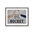 Picture of Great Day for Hockey _GroupedProduct_Rectangle_Landscape_Mini_ _GroupedProduct_Rectangle_Landscape_Framed_Matted_