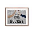 Picture of Great Day for Hockey _GroupedProduct_Rectangle_Landscape_Mini_ _GroupedProduct_Rectangle_Landscape_Framed_Matted_