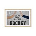 Picture of Great Day for Hockey _GroupedProduct_Rectangle_Landscape_Mini_ _GroupedProduct_Rectangle_Landscape_Framed_Matted_