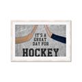 Picture of Great Day for Hockey _GroupedProduct_Rectangle_Landscape_Mini_ _GroupedProduct_Rectangle_Landscape_Framed_Matted_