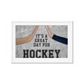Picture of Great Day for Hockey _GroupedProduct_Rectangle_Landscape_Mini_ _GroupedProduct_Rectangle_Landscape_Framed_Matted_