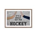 Picture of Great Day for Hockey _GroupedProduct_Rectangle_Landscape_Mini_ _GroupedProduct_Rectangle_Landscape_Framed_Matted_