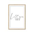 Picture of Let me Love you _GroupedProduct_Rectangle_Portrait_Mini_ _GroupedProduct_Rectangle_Portrait_Framed_Matted_