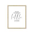 Picture of Before you're not little _GroupedProduct_Rectangle_Portrait_Mini_ _GroupedProduct_Rectangle_Portrait_Framed_Matted_