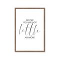 Picture of Before you're not little _GroupedProduct_Rectangle_Portrait_Mini_ _GroupedProduct_Rectangle_Portrait_Framed_Matted_