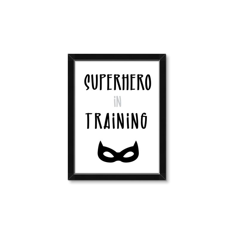 Picture of Superhero in Training _GroupedProduct_Rectangle_Portrait_Mini_ _GroupedProduct_Rectangle_Portrait_Framed_Matted_