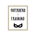 Picture of Superhero in Training _GroupedProduct_Rectangle_Portrait_Mini_ _GroupedProduct_Rectangle_Portrait_Framed_Matted_