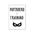 Picture of Superhero in Training _GroupedProduct_Rectangle_Portrait_Mini_ _GroupedProduct_Rectangle_Portrait_Framed_Matted_