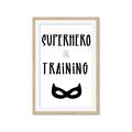 Picture of Superhero in Training _GroupedProduct_Rectangle_Portrait_Mini_ _GroupedProduct_Rectangle_Portrait_Framed_Matted_