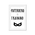 Picture of Superhero in Training _GroupedProduct_Rectangle_Portrait_Mini_ _GroupedProduct_Rectangle_Portrait_Framed_Matted_