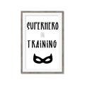 Picture of Superhero in Training _GroupedProduct_Rectangle_Portrait_Mini_ _GroupedProduct_Rectangle_Portrait_Framed_Matted_