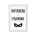 Picture of Superhero in Training _GroupedProduct_Rectangle_Portrait_Mini_ _GroupedProduct_Rectangle_Portrait_Framed_Matted_