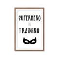 Picture of Superhero in Training _GroupedProduct_Rectangle_Portrait_Mini_ _GroupedProduct_Rectangle_Portrait_Framed_Matted_
