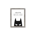 Picture of Welcome to the Batcave White _GroupedProduct_Rectangle_Portrait_Mini_ _GroupedProduct_Rectangle_Portrait_Framed_Matted_
