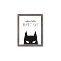 Picture of Welcome to the Batcave White _GroupedProduct_Rectangle_Portrait_Mini_ _GroupedProduct_Rectangle_Portrait_Framed_Matted_