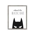 Picture of Welcome to the Batcave White _GroupedProduct_Rectangle_Portrait_Mini_ _GroupedProduct_Rectangle_Portrait_Framed_Matted_