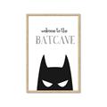 Picture of Welcome to the Batcave White _GroupedProduct_Rectangle_Portrait_Mini_ _GroupedProduct_Rectangle_Portrait_Framed_Matted_