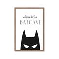 Picture of Welcome to the Batcave White _GroupedProduct_Rectangle_Portrait_Mini_ _GroupedProduct_Rectangle_Portrait_Framed_Matted_