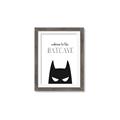 Picture of Welcome to the Batcave White _GroupedProduct_Rectangle_Portrait_Mini_ _GroupedProduct_Rectangle_Portrait_Framed_Matted_