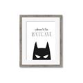 Picture of Welcome to the Batcave White _GroupedProduct_Rectangle_Portrait_Mini_ _GroupedProduct_Rectangle_Portrait_Framed_Matted_