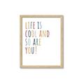 Picture of Life is Cool kids  _GroupedProduct_Rectangle_Portrait_Mini_ _GroupedProduct_Rectangle_Portrait_Framed_Matted_