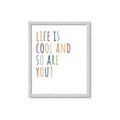 Picture of Life is Cool kids  _GroupedProduct_Rectangle_Portrait_Mini_ _GroupedProduct_Rectangle_Portrait_Framed_Matted_