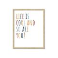 Picture of Life is Cool kids  _GroupedProduct_Rectangle_Portrait_Mini_ _GroupedProduct_Rectangle_Portrait_Framed_Matted_
