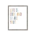 Picture of Life is Cool kids  _GroupedProduct_Rectangle_Portrait_Mini_ _GroupedProduct_Rectangle_Portrait_Framed_Matted_