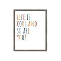 Picture of Life is Cool kids  _GroupedProduct_Rectangle_Portrait_Mini_ _GroupedProduct_Rectangle_Portrait_Framed_Matted_