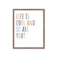 Picture of Life is Cool kids  _GroupedProduct_Rectangle_Portrait_Mini_ _GroupedProduct_Rectangle_Portrait_Framed_Matted_