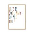 Picture of Life is Cool kids  _GroupedProduct_Rectangle_Portrait_Mini_ _GroupedProduct_Rectangle_Portrait_Framed_Matted_